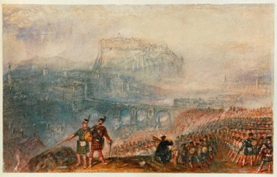 Edinburgh Castle: March of the Highlanders by Joseph Mallord William Turner
